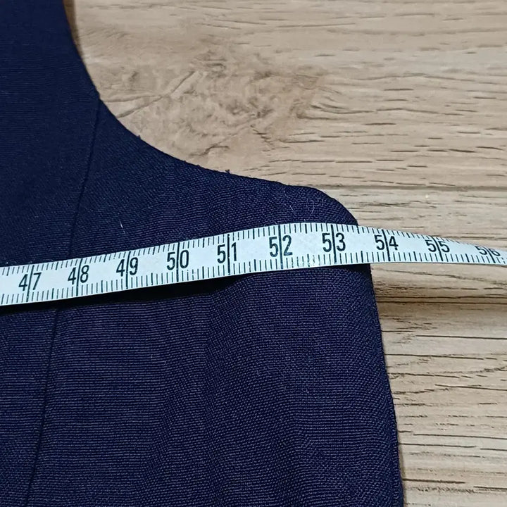 [BUNJANG] Navy Linen Vest / 네이비 린넨 조끼