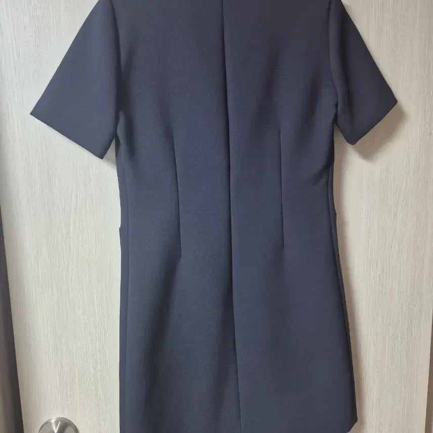 [BUNJANG] Sandro Navy V-Neck Dress Size 2 / (정품) 산드로 네이비 브이넥 원피스 2