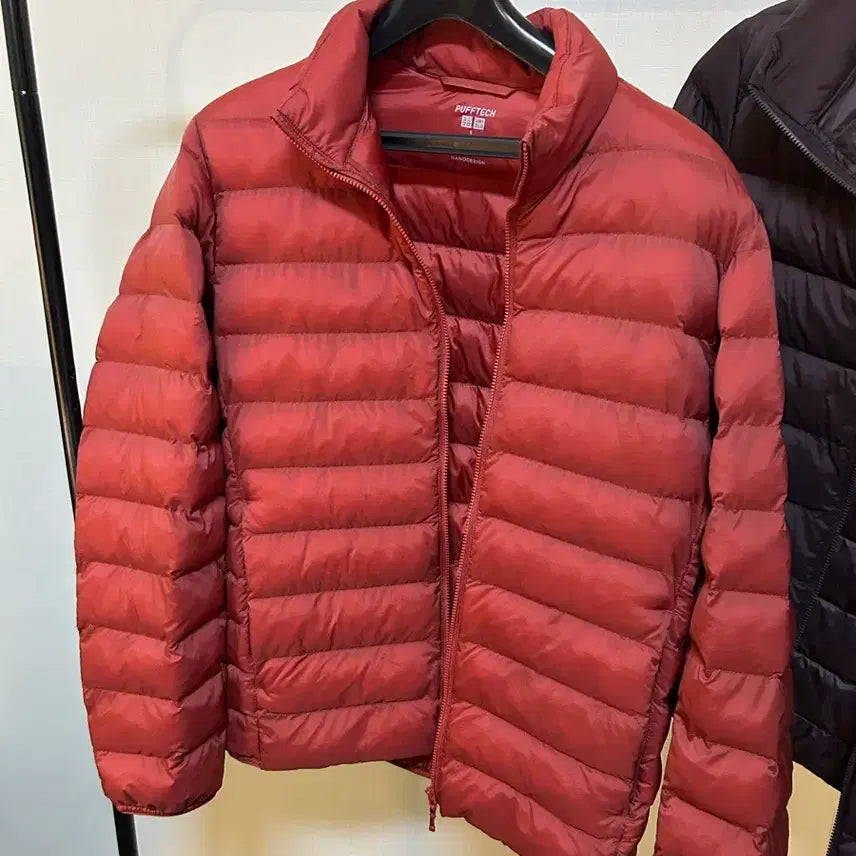 [BUNJANG] Uniqlo Puff Tech Jacket Burgundy Red / 유니클로 퍼프테크 버건디 레드 s / L