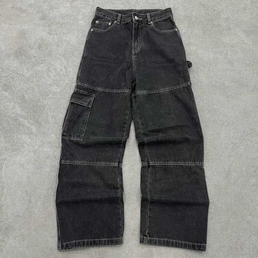 [BUNJANG] S Compagno Carpenter Cargo Wide Pants / S 꼼파뇨 카펜더 카고 와이드 팬츠