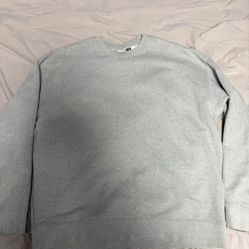 [BUNJANG] Soverment Oversized Heavy Cotton Sweatshirt - Grey / (105-110) 소버먼트 오버핏 맨투맨 그레이