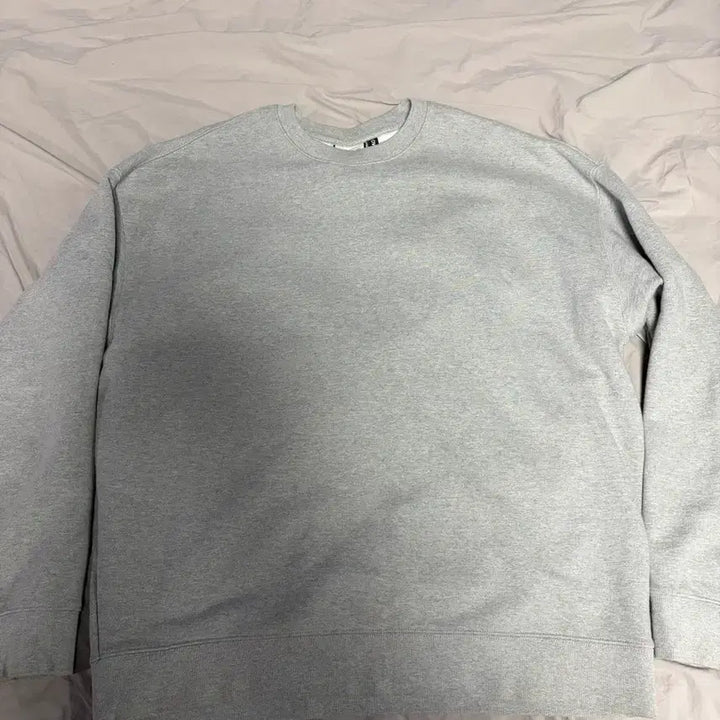 [BUNJANG] Soverment Oversized Heavy Cotton Sweatshirt - Grey / (105-110) 소버먼트 오버핏 맨투맨 그레이
