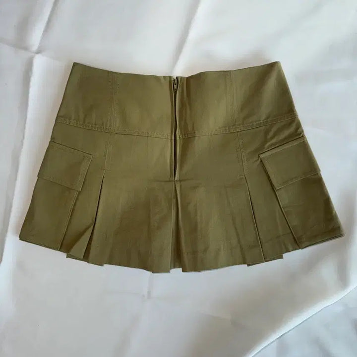 [BUNJANG] Zara Pleated Cargo Mini Skirt Shorts / 자라) 카고 플리츠 미니 스커트 반바지