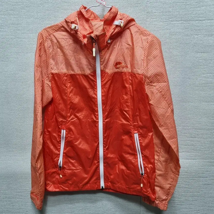 [BUNJANG] Orange Windbreaker Zip-Up Jacket / 바464 바람막이 집업