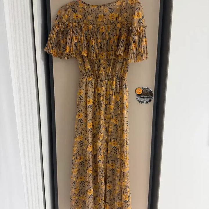 [BUNJANG] Floral Pattern Shirring Dress / 플라워 패턴 셔링 원피스