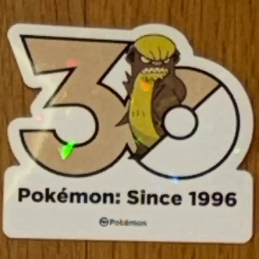 [BUNJANG] Pokemon 30th Anniversary Pop-up Store Logo Sticker - Absol / 세트) 한정판 포켓몬 30주년 팝업 1165종 로고스티커 스티커 앱솔