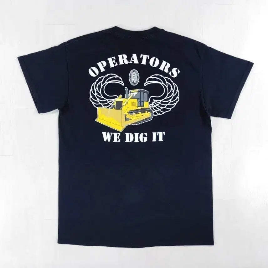 [BUNJANG] US Army 11th Airborne 6th Engineer Battalion T-Shirt (Medium) / 미육군 공수공병 반팔 티셔츠 M
