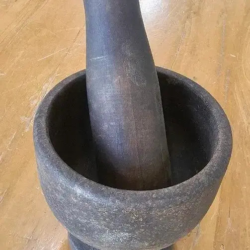 [BUNJANG] Old Style Cast Iron Mortar / 옛멋. 무쇠 약절구. 높11. 지름10