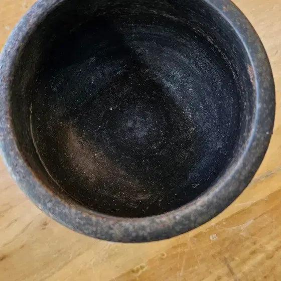 [BUNJANG] Old Style Cast Iron Mortar / 옛멋. 무쇠 약절구. 높11. 지름10