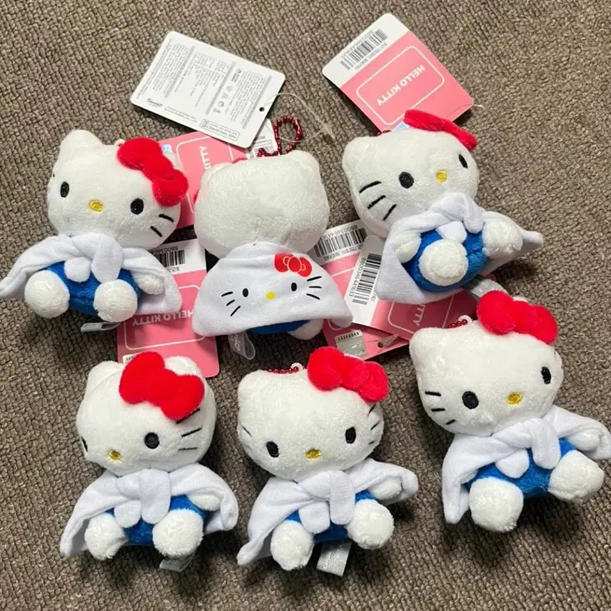 [BUNJANG] Sanrio Hello Kitty Cozy Blanket Keyring / 정품 산리오 헬로키티 키티 포근 담요 인형 키링
