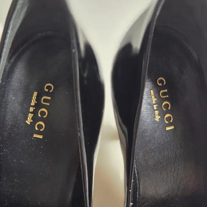 [BUNJANG] Gucci Black Patent Heels / 구찌 블랙 페이던트 힐