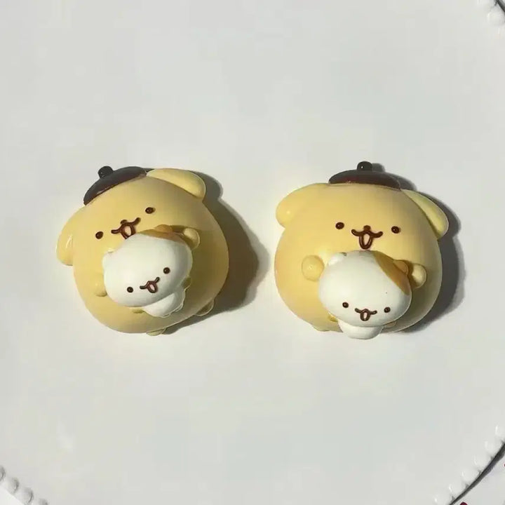 [BUNJANG] Pompompurin Muffin Squishy Stress Ball Set / 폼폼푸린 &amp; 머핀 말랑이 + 지퍼백 세트