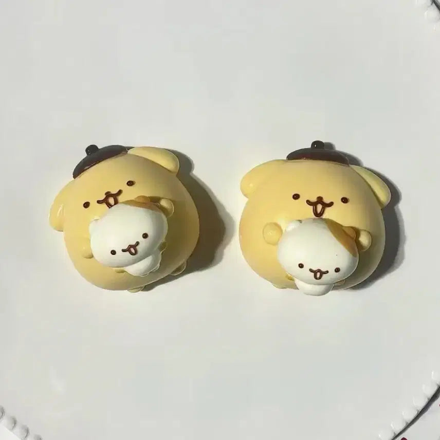 [BUNJANG] Pompompurin Muffin Squishy Stress Ball Set / 폼폼푸린 &amp; 머핀 말랑이 + 지퍼백 세트