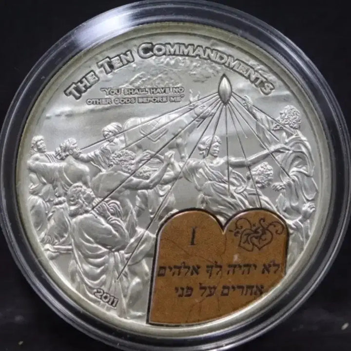 [BUNJANG] 2011 Palau 1/2 oz Ten Commandments Proof Silver Coin / 팔라우 십계명 1/2온스 프루프 은화