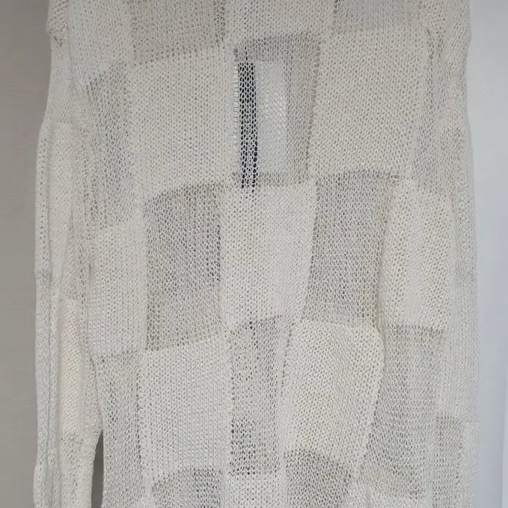 [BUNJANG] TheOpen Product Paper Yarn Checkerboard Pullover / (새상품)더오픈프로덕트 페이퍼얀 체커보드 풀오버