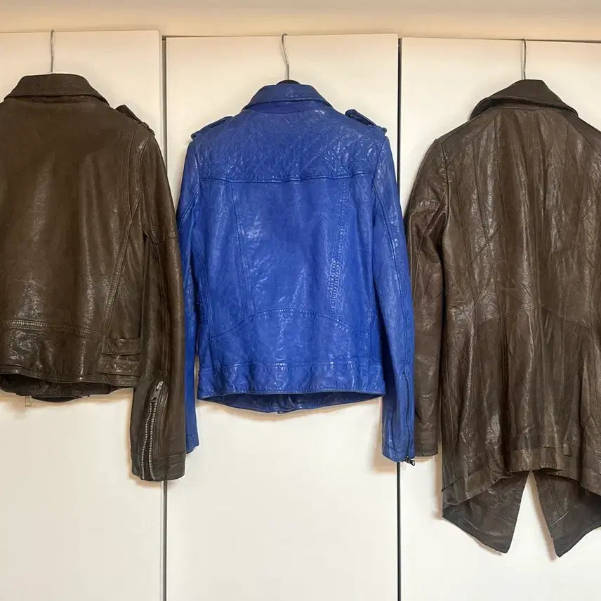 [BUNJANG] Real Lambskin Leather Rider Jacket / 새상품)리얼 양가죽 가죽자켓 빈티지 가죽 자켓 아우터 레더 가죽자켓 라이