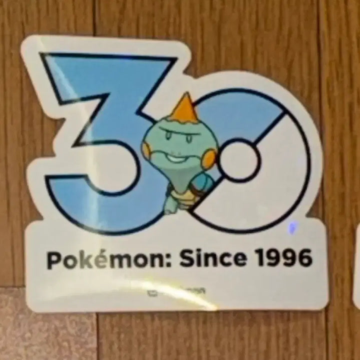 [BUNJANG] Pokemon 30th Anniversary Logo Sticker Set / <세트> 포켓몬 30주년 팝업 로고스티커 스티커 - 쟝고 푸크린 깨물부기