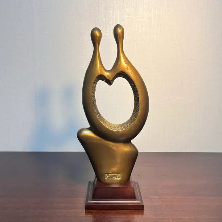 [BUNJANG] Dongbronze Abstract Lovers Sculpture / 동브론즈 연인 추상 조각상