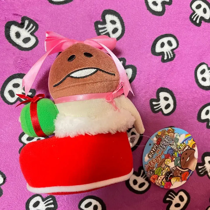 [BUNJANG] Japanese Authentic Christmas Nameko Medium Plush / [고전]일본 정품 크리스마스 나메코 중형 인형