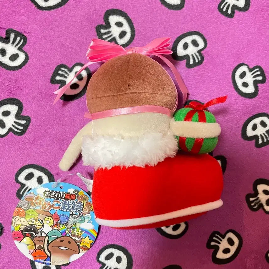 [BUNJANG] Japanese Authentic Christmas Nameko Medium Plush / [고전]일본 정품 크리스마스 나메코 중형 인형
