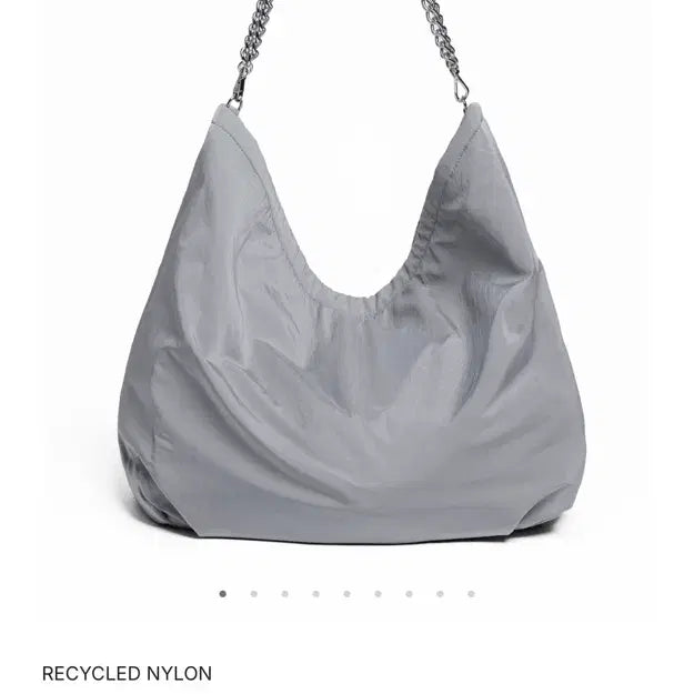 [BUNJANG] Fosèn Chain Hobo Bag Gray / 포센 체인 호보백 그레이