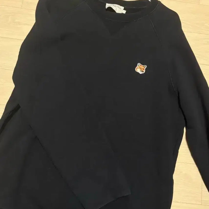[BUNJANG] Maison Kitsuné Fox Head Sweatshirt Black L (105) / 메종키츠네 폭스헤드 맨투맨 블랙 L(105)