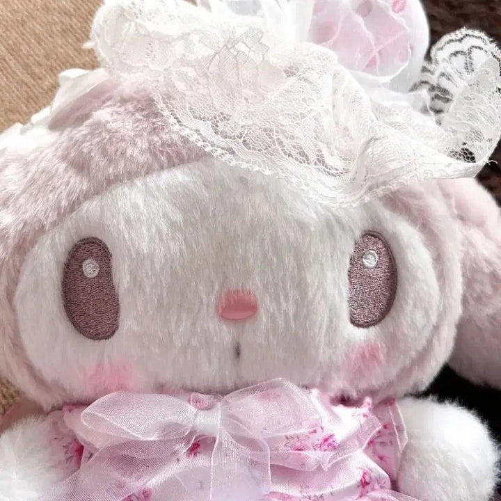 [BUNJANG] My Melody Ribbon Plush Doll / [새상품/바로발송] 마멜 마이멜로디 리본 인형 봉제인형 누이 방꾸