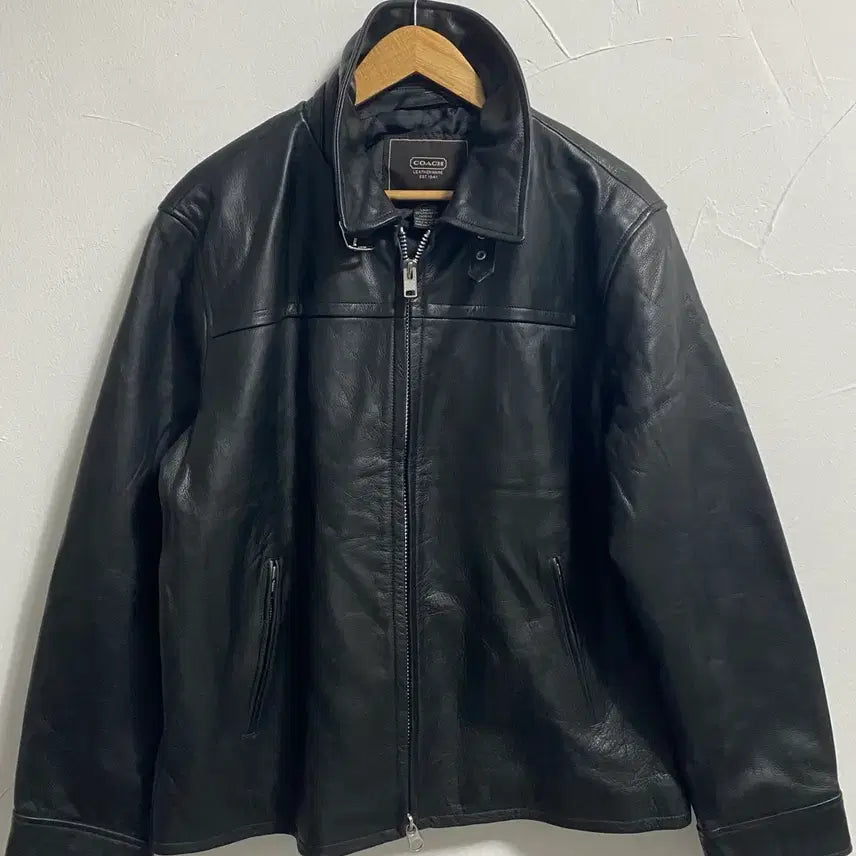 [BUNJANG] Coach Leather Jacket / 코치 가죽 자켓