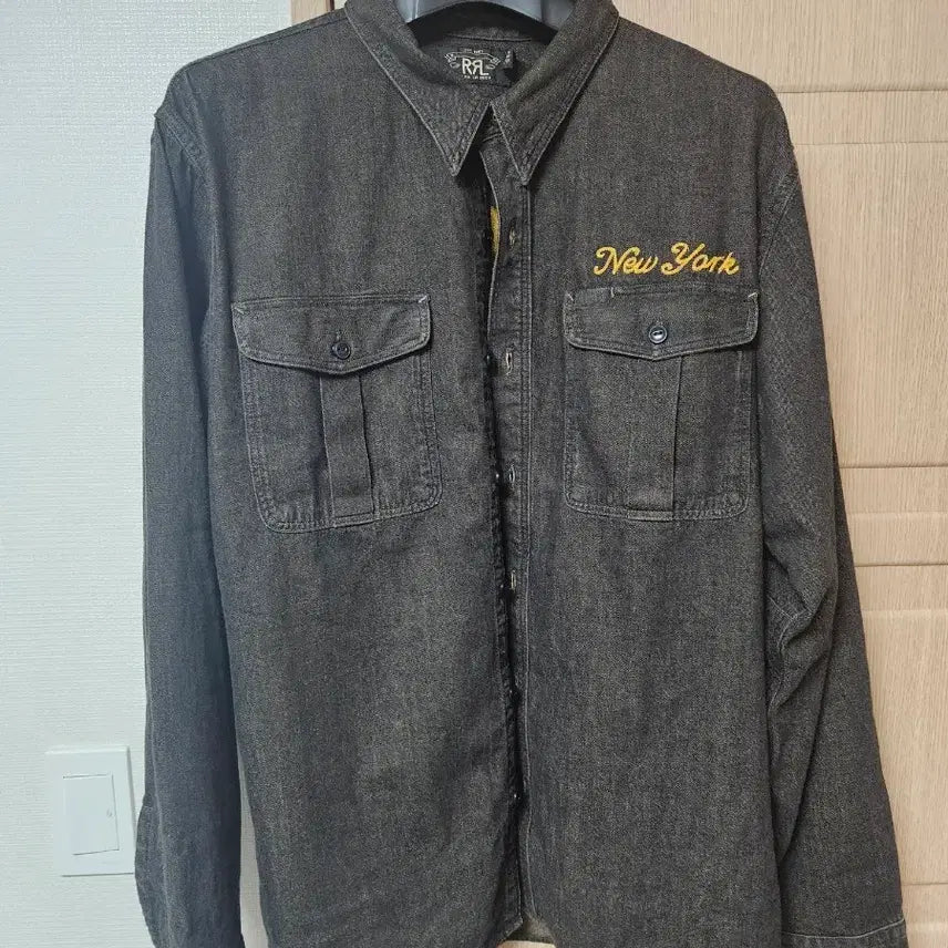 [BUNJANG] RRL Embroidered Denim Shirt / rrl 임브로이더 데님셔츠