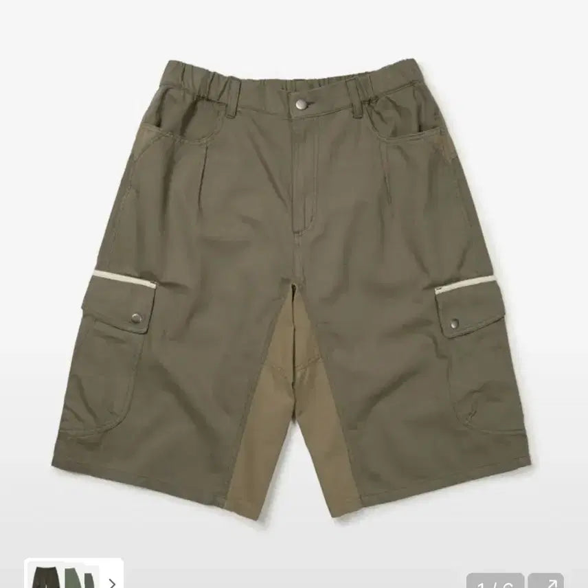 [BUNJANG] ETCE Mixed Cargo Shorts (Beige, L) / ETCE MIXED CARGO SHORTS (Beige L)