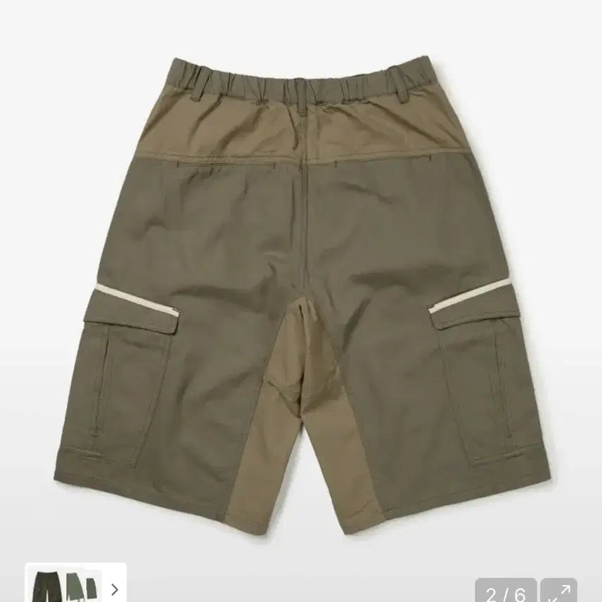 [BUNJANG] ETCE Mixed Cargo Shorts (Beige, L) / ETCE MIXED CARGO SHORTS (Beige L)