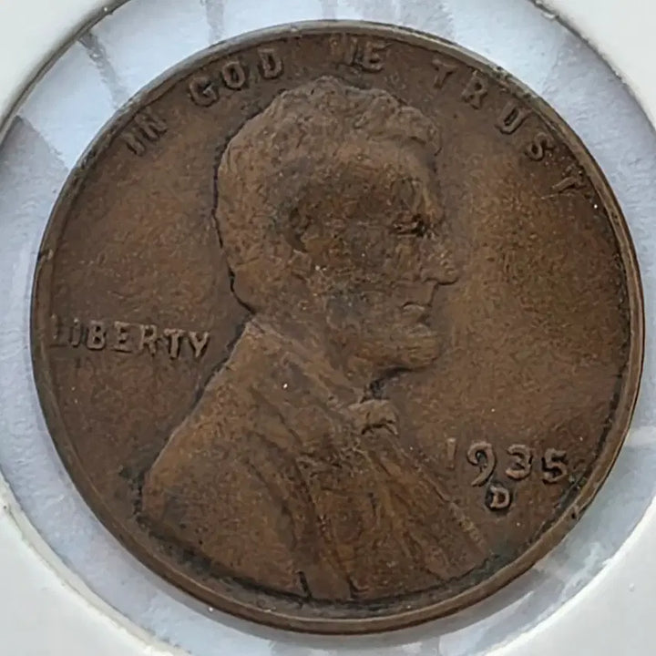 [BUNJANG] 1935-D Lincoln Cent Penny (Denver Mint) / 링컨 1센트 1935_D 년도 덴버 페니