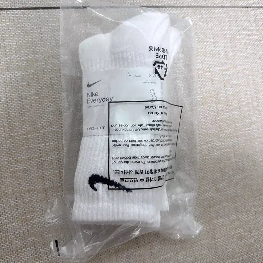 [SOLD OUT] 나이키 에브리데이 쿠션 크루 양말 L 3켤레 일괄