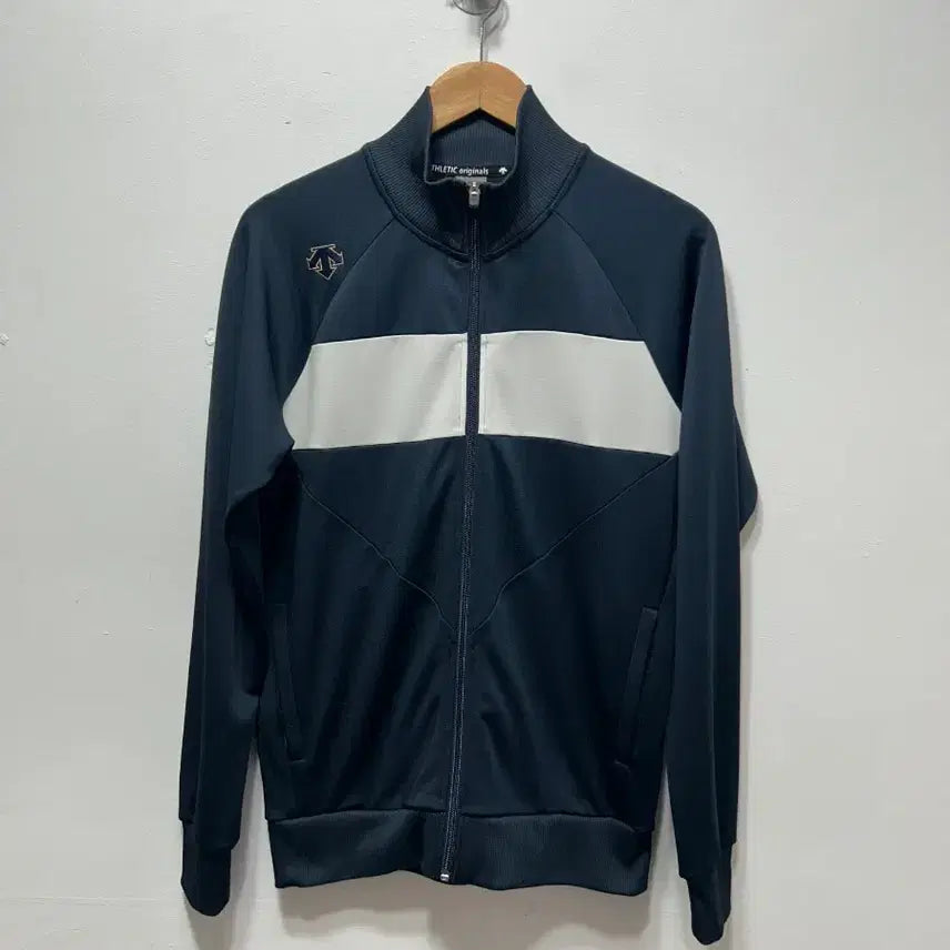 [BUNJANG] Descente Navy/White Track Jacket - Large / 데상트 네이비/화이트 트랙 자켓 L