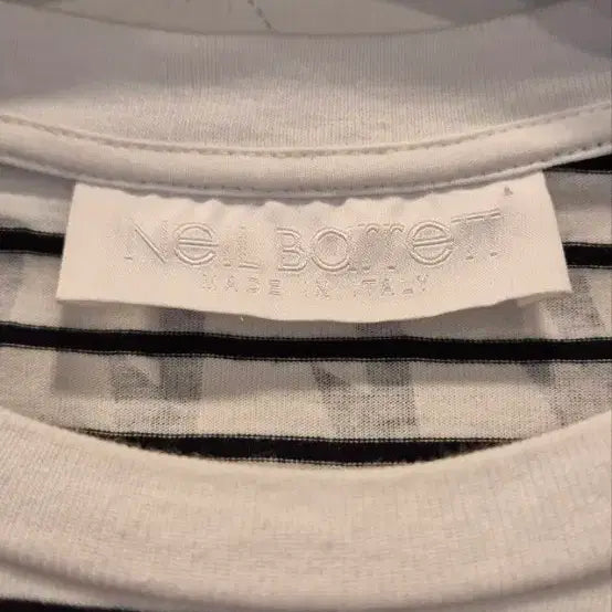 [BUNJANG] Neil Barrett Lightning Stripe T-Shirt (Size M) / 닐바렛 번개 단가라 티셔츠 M사이즈