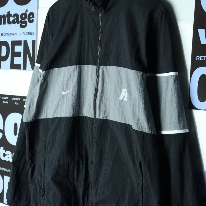 [BUNJANG] Nike Zip-Up Windbreaker Jacket (XL-2XL) / (XL-2XL) 나이키 집업 바람막이 점퍼자켓 우븐 빅사이즈-1862B