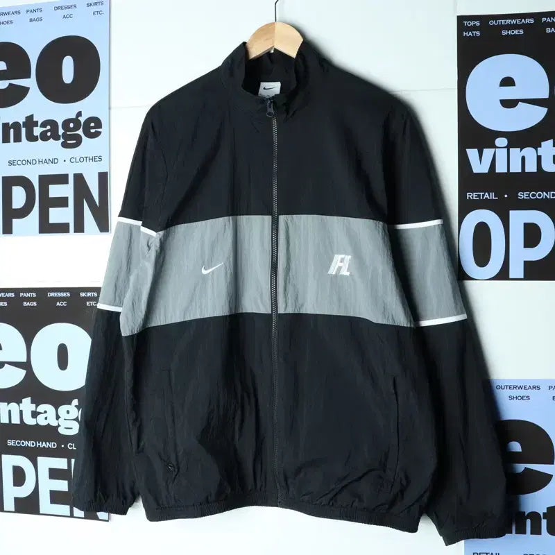 [BUNJANG] Nike Zip-Up Windbreaker Jacket (XL-2XL) / (XL-2XL) 나이키 집업 바람막이 점퍼자켓 우븐 빅사이즈-1862B