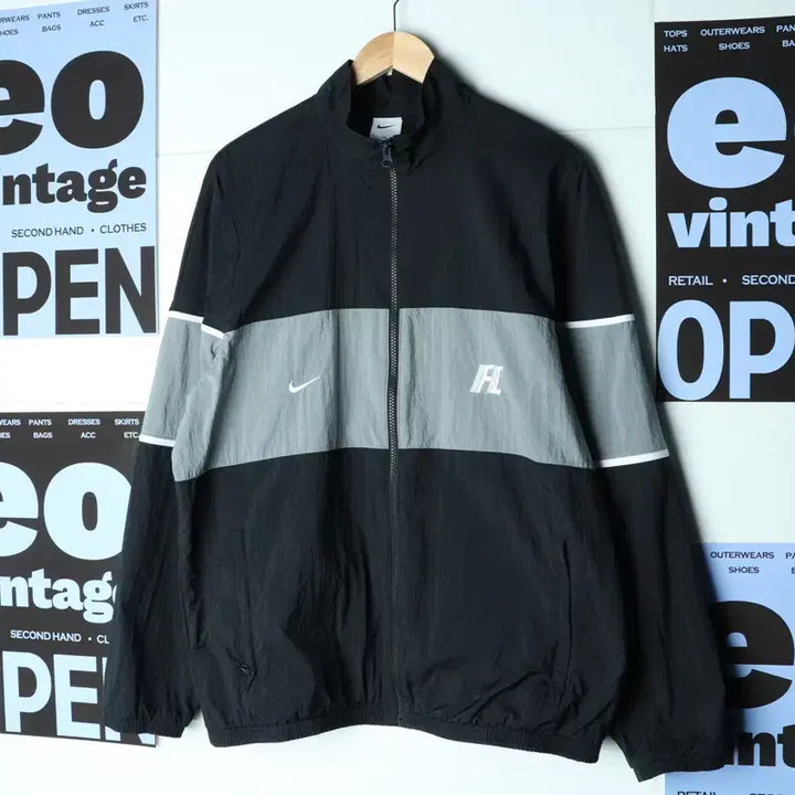 [BUNJANG] Nike Zip-Up Windbreaker Jacket (XL-2XL) / (XL-2XL) 나이키 집업 바람막이 점퍼자켓 우븐 빅사이즈-1862B