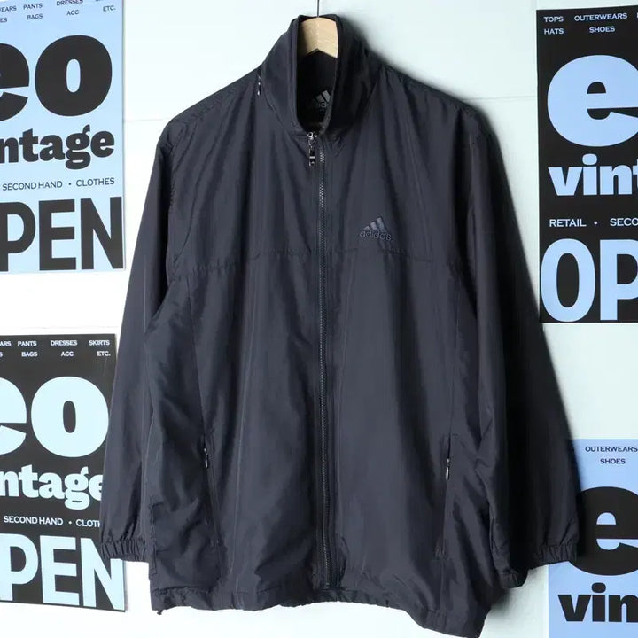 [BUNJANG] Adidas 90s Zip-Up Windbreaker Jumper Jacket / (M-2XL) 아디다스 집업 바람막이 점퍼자켓 90s 년대-18631