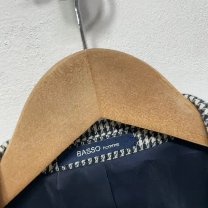 [BUNJANG] BASSO Homme Houndstooth Check Jacket L / 바쏘 남성  하운드투스 체크무늬 자켓 L