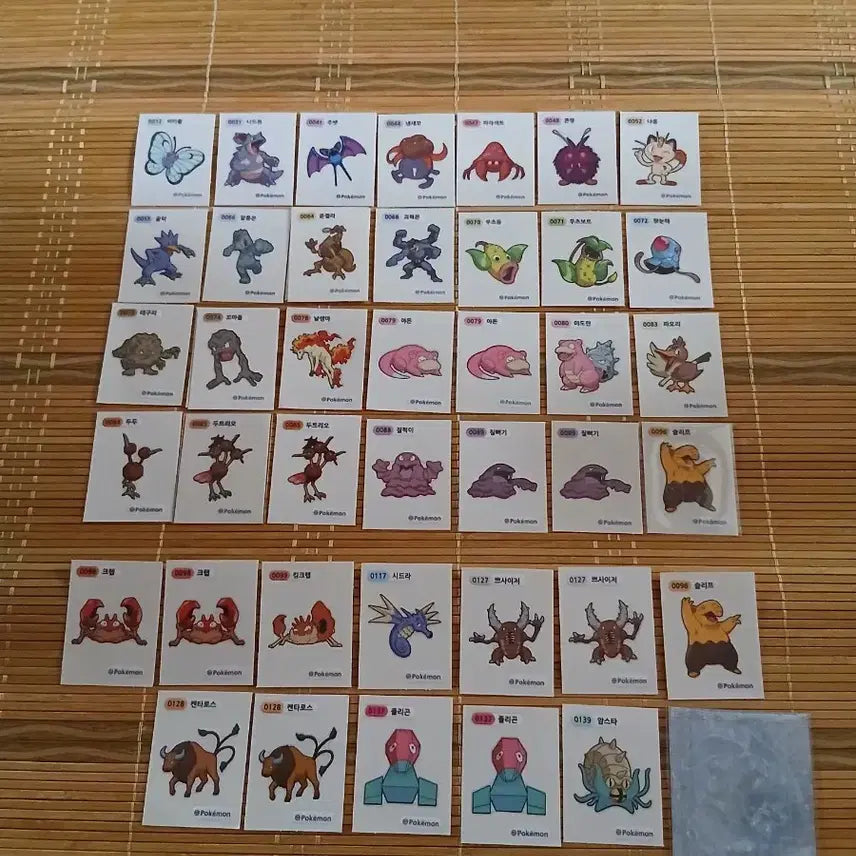 [BUNJANG] Pokemon Sticker Collection Season 2 - Single Choice / 포켓몬띠부씰 시즌2 1개 선택 포켓몬띠부띠부씰