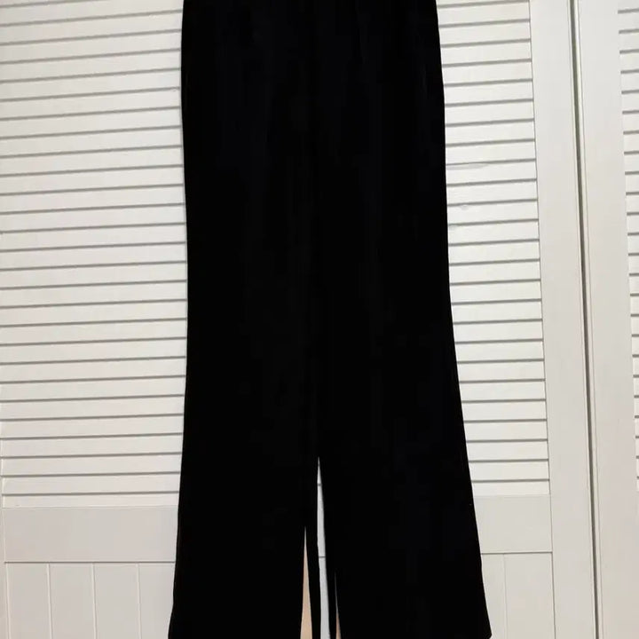 [BUNJANG] RECTO Color-Block Slit Banding Slacks / 렉토 배색 슬릿 밴딩슬랙스
