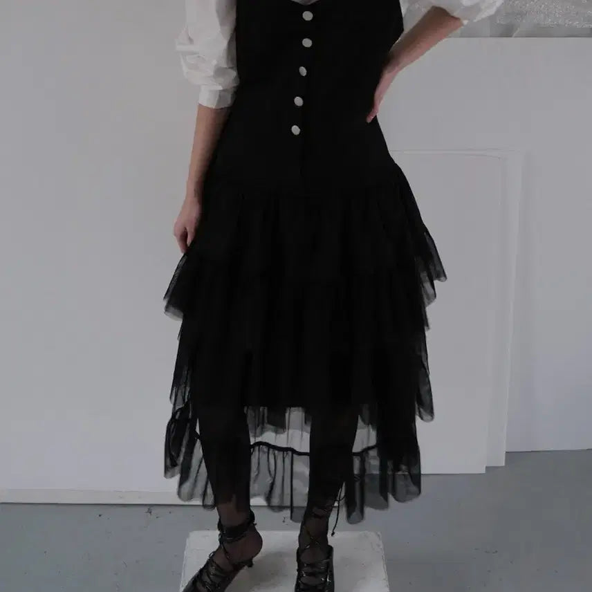 [BUNJANG] Lecon Dress Self-Wedding Overalls / 르콩 드레스, 촬영드레스, 2부드레스, 셀프웨딩드레스, 오버롤, 멜빵