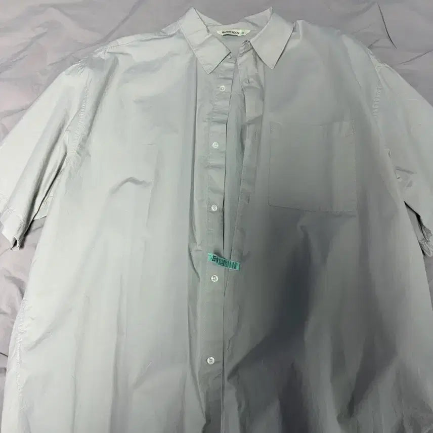 [BUNJANG] Blank Room Short Sleeve Shirt Shell Gray / (105-110) 블랭크룸 반팔셔츠 쉘그레이