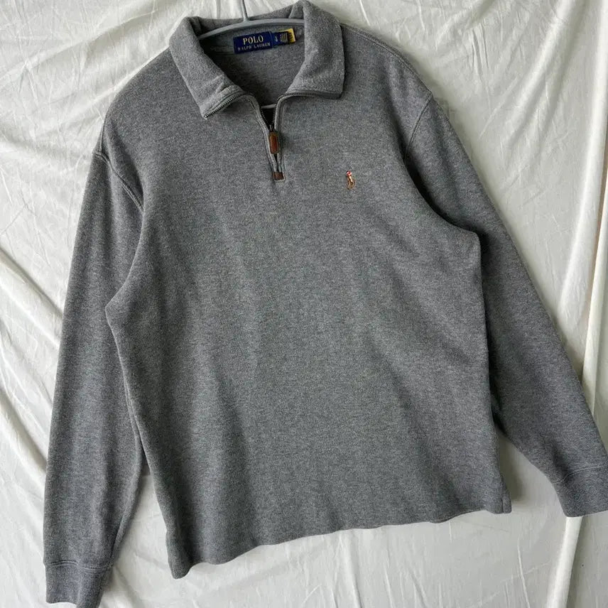 [BUNJANG] Polo Ralph Lauren Half-Zip Knit L / 폴로 랄프로렌 반집업 니트