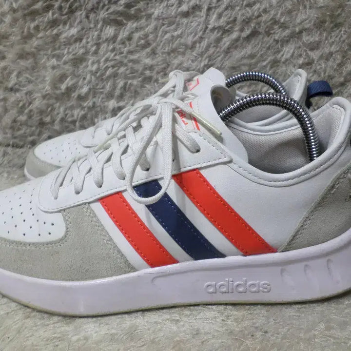 [BUNJANG] Adidas Court 80s White Sneakers / 후루룩구제 250 아디다스 코트 80s 화이트 운동화 260505