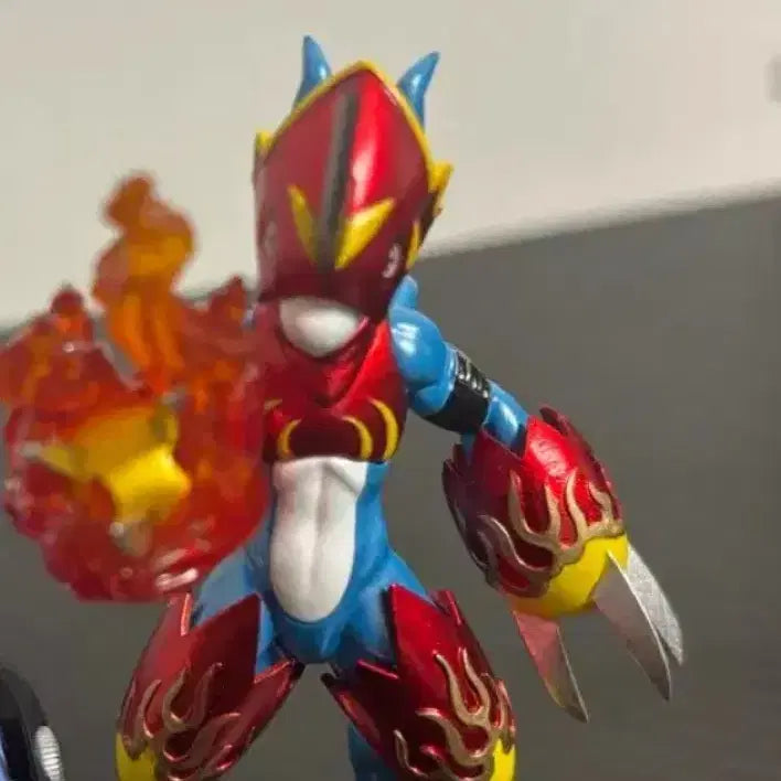 [BUNJANG] Digimon Sun Mode FlameDramon Resin Figure / 디지몬 레진 태양모완 화염드라몬