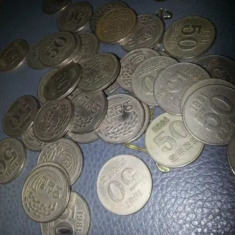 [BUNJANG] 1981 50 Won Coin (30 pcs) / 50원동전 1981년 30개 중고