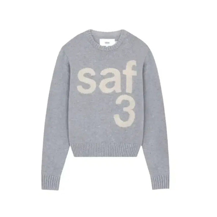 [BUNJANG] Safarispot Basic Safari Knit Grey / 사파리스팟 1/2 베이직 사파리 니트 그레이