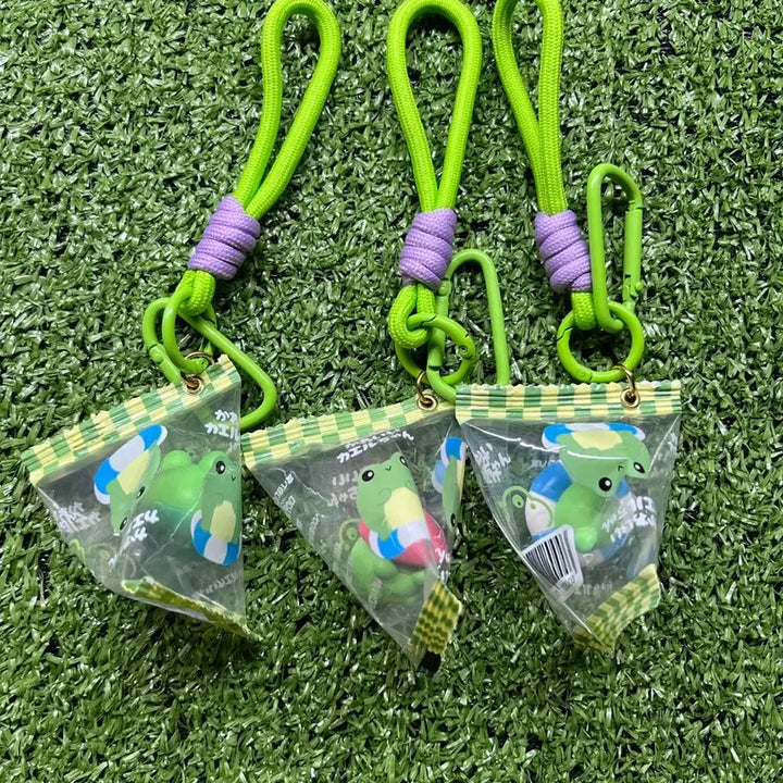 [BUNJANG] Frog Mini Keychain Figure / 개구리 피규어 미니 키링